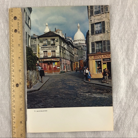! VTG 5 photo pages from 1961 Paris Book? Wall Art - Picture 7 of 8